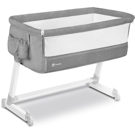 Приставная кроватка Lionelo Theo Concrete